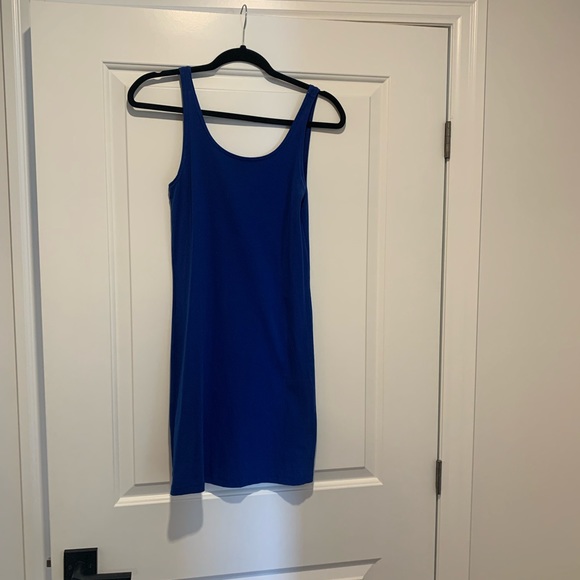 Blue bodycon dress sz medium - Picture 2 of 3